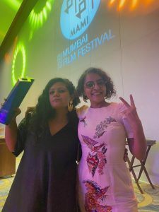 ATT Sarvnik and Koval at MAMI closing night holding award