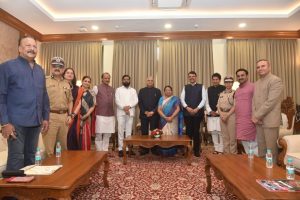 Hon CM, Dy CMs accord farewell to Hon Governor Bais; Indian Navy gives Guard of Honour 1