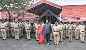 मा. राज्यपाल यांच्या राजभवन येथे ध्वनवंदन 3