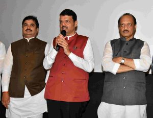 मा.मुख्यमंत्री - ‘छावा’ चित्रपट विशेष शोप्रसंगी उपस्थिती, आयनॉक्स, नरिमन पॉईंट, मुंबई 1