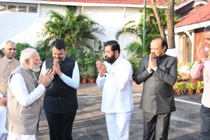 Prime Minister Arrival and Welcome at Raj Bhavan 2