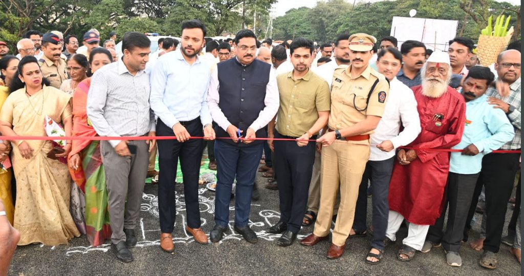 आयुर्विन समांतर पुल लोकार्पण फोटो